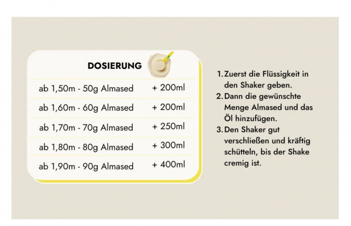 Almased Vitalkost Mandel-Vanille Pulver 500g x 2stk, Коктейль для похудения  Миндаль-Ваниль, протеиновый напиток для снижения веса, заменитель питания, белковая смесь 2 шт х 500 г
