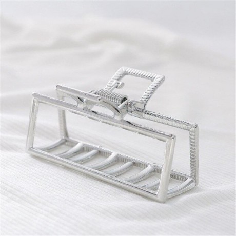 SOHO Niba Square Large Metall Haarklammer Silber Большая металлическая заколка для волос Niba Square