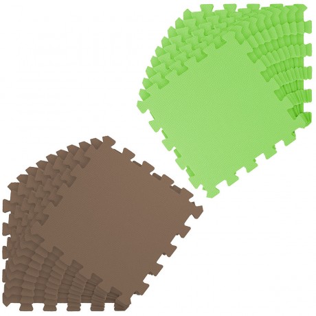 LittleTom Puzzlematte Uni Hellgrun Braun 20 Teile Коврик-пазл Uni светло-зеленый коричневый 20 деталей