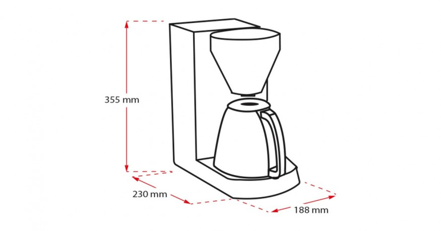 Melitta Melitta Enjoy Therm, Filtermaschine weiss weiss Melitta Enjoy Therm, фильтр-машина, белый