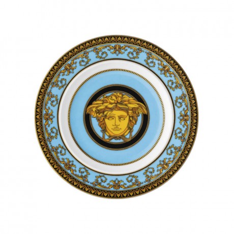 Rosenthal meets Versace Rosenthal Versace Medusa celeste Brotteller 18 cm Хлебная тарелка Rosenthal Versace Medusa celeste 18 см