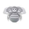SindiBaba® Baby-Stehaufmannchen Affe CHARLIE gehakelt mit Glockchen (Bio) Детская поп-ап обезьянка ЧАРЛИ связана крючком с колокольчиком (органика)
