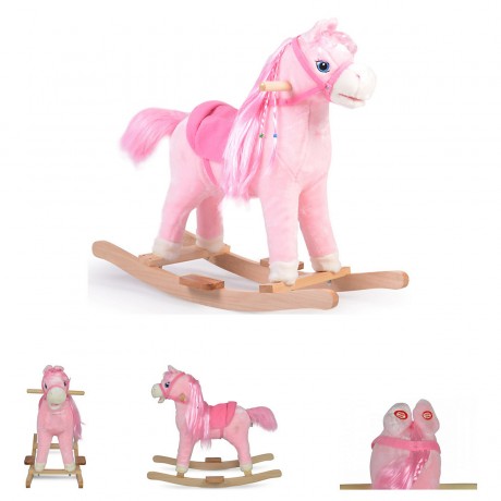 MONI Schaukelpferd Rose Schaukeltiere Лошадка-качалка Роза Животные-качалки