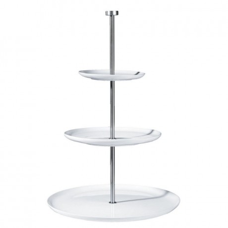 ASA SELECTION ASA A Table Weiss Etagere dreistufig d: 30 cm / h: 49 cm ASA A Table White etagere три яруса d: 30 см / высота: 49 см