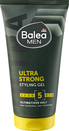 Balea MEN Haargel Ultra Strong, 150 ml, Гель Ultra Strong для очень сильной фиксации волос, 150 мл