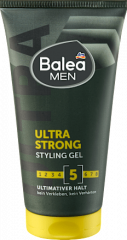 Balea MEN Haargel Ultra Strong, 150 ml, Гель Ultra Strong для очень сильной фиксации волос, 150 мл
