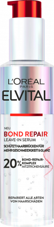 L'Oreal Paris Elvital Leave-In Haarserum Bond Repair Anti-Haarschaeden, 150 ml, Несмываемая сыворотка с лимонной кислотой для повреждённых волос, укрепление и блеск, 150 мл
