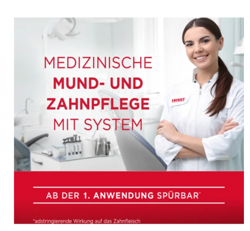 LACALUT aktiv medizinische Zahncreme Зубная паста, против кровоточивости дёсен, 100 мл