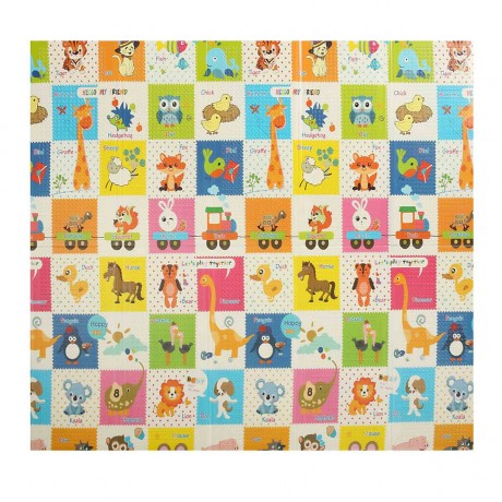 Baby Vivo Spielmatte Spielteppich doppelseitig Zoo Playmat Playmat двухсторонний зоопарк