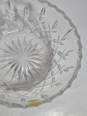 Чаша винтажная Echt , хрусталь, 18.5 см, Германия, 1960-70гг.