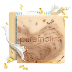 puremetics Pflegende Duschseife Hafermilch Tonka  Питательное мыло для душа овсяное молочко Tonka