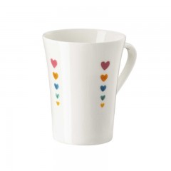 Hutschenreuther Hutschenreuther My Mug Collection Love - Small hearts Becher mit Henkel 0,40 L Hutschenreuther My Mug Collection Love - Кружка с маленькими сердечками и ручкой, 0,40 л