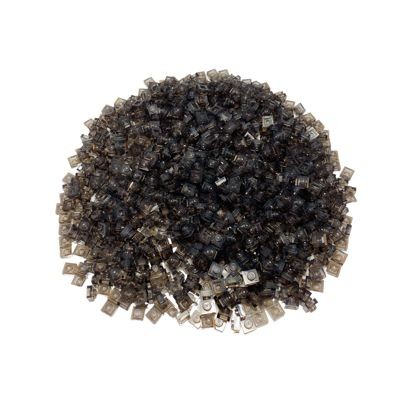 LEGO LEGO 1x1 Platten transparent Schwarz - Trans plate 3024 - 1000x Пластины LEGO 1x1 прозрачные черные - Пластина Trans 3024 - 1000x