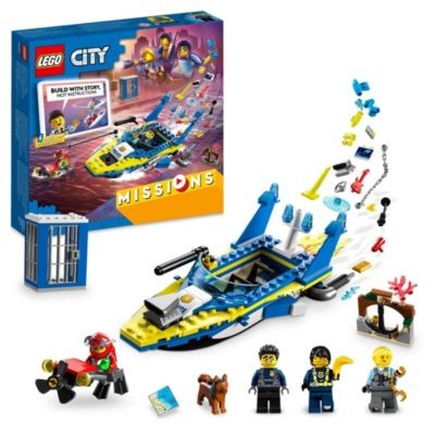 LEGO 3er Set:  60353 City Tierrettungsmissionen mit Pickup, 3 Minifiguren und Tierfiguren +  60354 City Erkundungsmissionen im Weltraum mit Raumschiff und 3 Minifiguren +  60355 City Detektivmissionen Набор из 3 предметов: 60353 City Animal Rescue Mission
