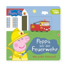 Panini Verlag Peppa Pig: Peppa bei der Feuerwehr: Mein grosser Schiebespass Свинка Пеппа: Пеппа в пожарной команде: Мое большое веселье