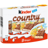 Kinder Country 9 Riegel Вафельные трубочки с молочным шоколадом и рисом