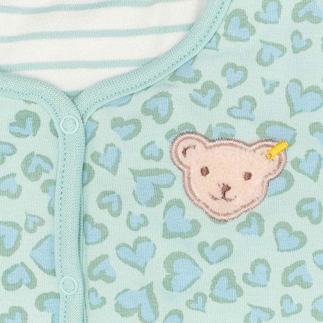 Steiff Wendejacke Jungle Feeling aus wattiertem Jersey Outdoorjacken Двусторонняя куртка Jungle Feeling из утепленного трикотажа Куртки для активного отдыха