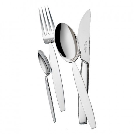 Robbe & Berking Robbe & Berking 12 - 925 Sterling Silber Menubesteck-Set 24-tlg. Robbe & Berking 12 - Набор столовых приборов из стерлингового серебра 925 пробы, 24 предм.