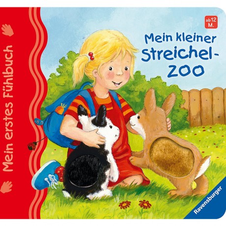 Ravensburger Mein erstes Fuhlbuch: Mein kleiner Streichelzoo Моя первая сенсорная книга: Мой маленький контактный зоопарк