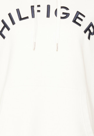 Tommy Hilfiger VARSITY HOODIE Sweatshirt weathered white МУЖСКАЯ ХУДИ Толстовка выветрившийся белый
