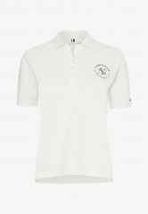 Tommy Hilfiger NYC LOGO REGULAR FIT  Polo shirt white heather NYC LOGO REGULAR FIT Рубашка поло белый вереск