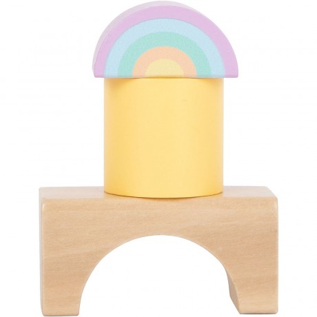 Small Foot Holzbausteine Pastell Деревянные блоки пастель