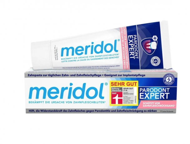 meridol PARODONT EXPERT Zahnpasta Meridol Parodont Expert с фтором, от кровоточивости и воспаления дёсен, защита от пародонтита, 75 мл75 мл