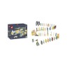 Janod 28 Holzdominos Kollektion Sweet Cocoon Babyund Kleinkindspielzeug Farbe auf Wasserbasis Geschicklichkeitsspiel Entwicklung von Feinmotorik und Konzentration Ab 3 Jahren 28 деревянных домино Коллекция Sweet Cocoon Игрушки для малышей Краски на водной