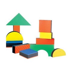 Edushape Jumbo-texturierte Blocke : 16 Stuck Текстурированные блоки Jumbo: 16 шт.