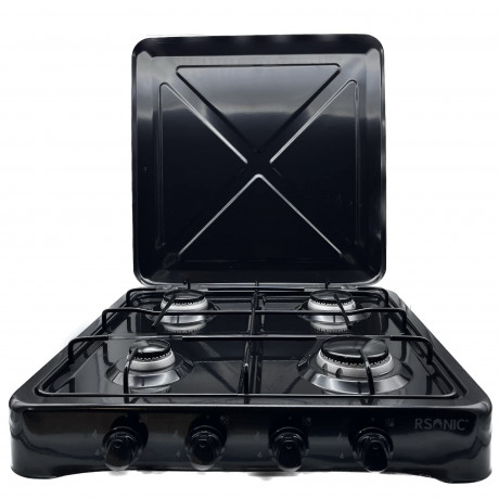 TronicXL TronicXL Gaskocher Campingkocher 4-flammig schwarz Campingherd Gaskocher fur Gasflasche  Газовая плита TronicXL, походная плита, 4 конфорки, черная походная газовая плита для газового баллона