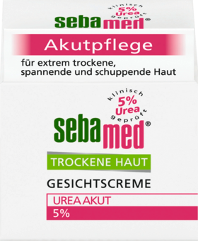 sebamed Tagescreme trockene Haut Urea Akut 5%, Cебамед Крем для лица c мочевиной 5% и бисаболом для сухой кожи 50 мл