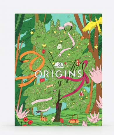 Origins Holiday Advent Calendar 24 days of Origins Адвент-календарь 2025, 24 бьюти сюрприза натуральной косметики для лица и тела