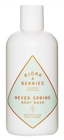 Bjork & Berries Never Sprinг Body Wash, Комнатная свеча 250 мл