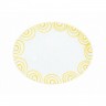 Gmundner Keramik Gmundner Keramik Gelbgeflammt Platte oval 28x21x2,3 cm Gmundner керамическая желтая овальная тарелка с пламенем 28x21x2,3 см