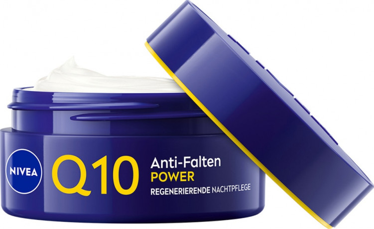 NIVEA Q10 Anti-Falten Power Regenerierende Nachtpflege, 50 ml, Нивеа ночной крем гиалуроновая кислота, пантенол, коэнзим Q10 24ч увлажнение 50 мл