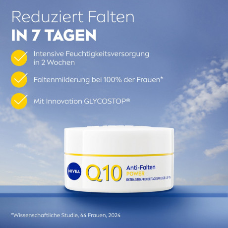 NIVEA Q10 Anti-Falten Power Regenerierende Nachtpflege, 50 ml, Нивеа ночной крем гиалуроновая кислота, пантенол, коэнзим Q10 24ч увлажнение 50 мл