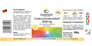 Warnke Vitalstoffe Calciumascorbat 300mg 250 Tabletten, Warnke Витамин C буферизованный 300мг (Германия), 250шт, не раздражает желудок