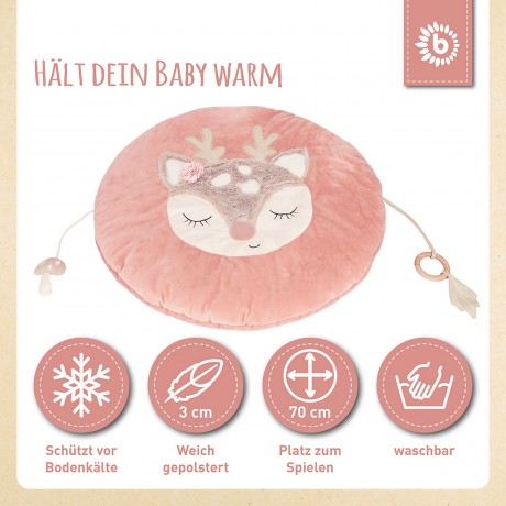 bieco Baby Krabbeldecke 70cm Activity Decke Krabbelmatte Erlebnisdecke fur Spieltrapez Spielbogen Детское одеяло для ползания 70 см одеяло для активного отдыха коврик для ползания приключенческое одеяло для игр трапеция игровая арка