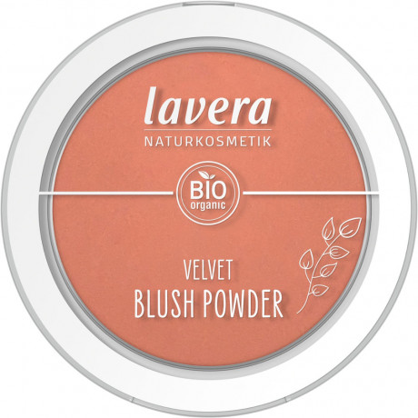 LAVERA VeLvet BLush Powder Rosy Peach 01 apricot, 5 g, Лавера Румяна для естественного румянца, оттенок Rosy Peach 01 apricot, био-миндальное масло и минеральные пигменты, 5 г