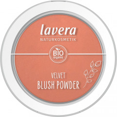 LAVERA VeLvet BLush Powder Rosy Peach 01 apricot, 5 g, Лавера Румяна для естественного румянца, оттенок Rosy Peach 01 apricot, био-миндальное масло и минеральные пигменты, 5 г