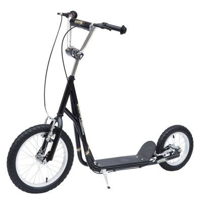 HOMCOM Kinderroller mit Luftbereifung und Handbremse Детский самокат с пневматическими шинами и ручным тормозом