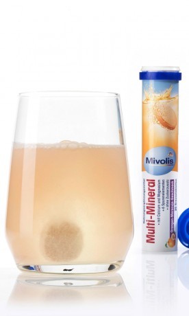 Mivolis Multi-Mineral Brausetabletten SET 3x20 St., Миволис НАБОР Шипучие таблетки Мультиминералы, вкус апельсина и маракуйи, 3х20 шт