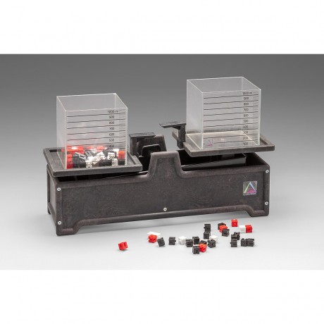 Wissner aktiv lernen Tafelwaagensatz mit 2 Literboxen und Gewichtswurfel Набор настольных весов с 2-литровыми ящиками и гирями