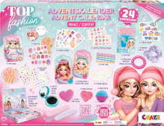 CRAZE Kinder Top Fashion Adventskalender 2026, CRAZE детский бьюти-адвент-календарь с косметикой и модными аксессуарами, 24 сюрприза
