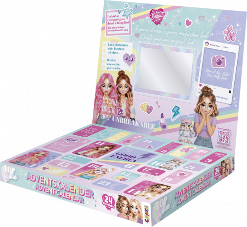CRAZE Kinder Top Fashion Adventskalender 2026, CRAZE детский бьюти-адвент-календарь с косметикой и модными аксессуарами, 24 сюрприза