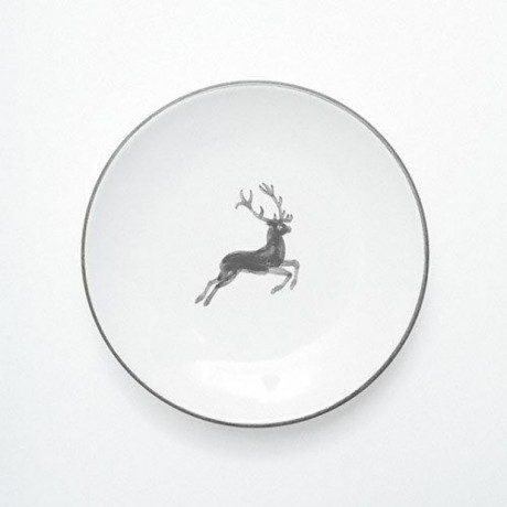 Gmundner Keramik Gmundner Keramik Grauer Hirsch Kaffee-/Tee-Untertasse Cup d: 15 cm / h: 2,5 cm Блюдце для кофе/чая Gmundner Ceramics Grey Deer d: 15 см / высота: 2,5 см