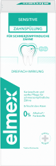 elmex Mundspuelung Sensitive, 400 ml, Ополаскиватель Sensitive с фторидом для чувствительных зубов, без спирта, 400 мл