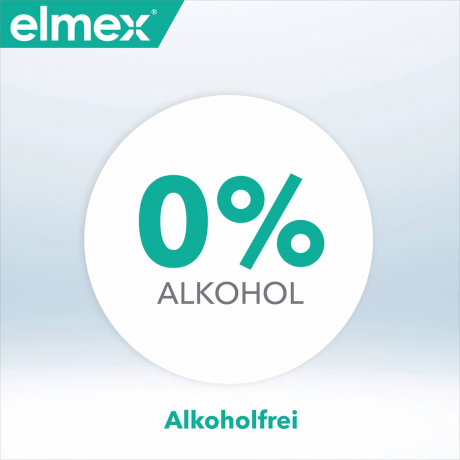 elmex Mundspuelung Sensitive, 400 ml, Ополаскиватель Sensitive с фторидом для чувствительных зубов, без спирта, 400 мл