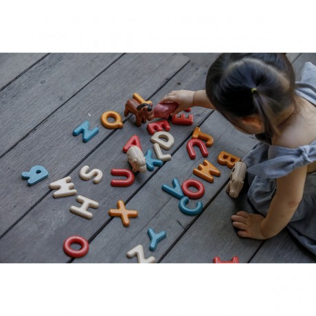 PLANTOYS Learning Alphabet Grossbuchstaben Lernspiele Учим алфавит заглавными буквами развивающие игры