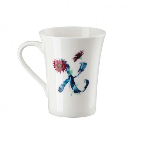 Hutschenreuther Hutschenreuther Flower Alphabet Becher mit Henkel X-Xerathemum annuum 0,40 L Кружка Hutschenreuther Flower Alphabet с ручкой X-Xerathemum annuum 0,40 л
